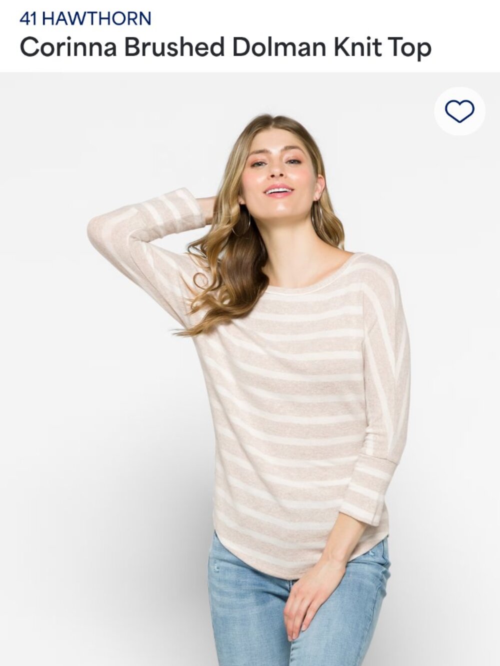 41 Hawthorn Corinna Brushed Dolman Knit Top